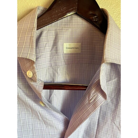 Ermenegildo Zenga Long Sleeve Button Up Shirt - Size 16.5‎ - Picture 2 of 5